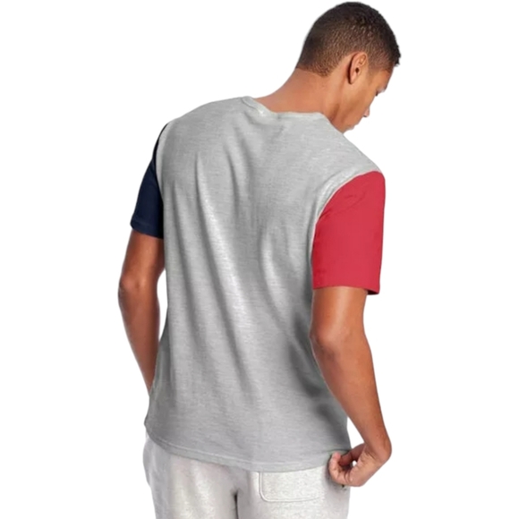 Champion Heritage Colourblock T-Shirt Retro 90s Medium - Picture 2 of 7